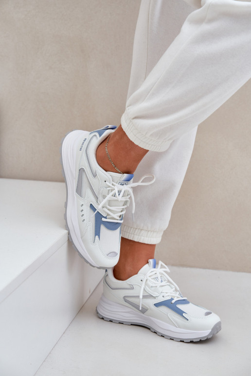 Ladies Sports Shoes Big Star NN274A094 HI-POLY SYSTEM White-Blue