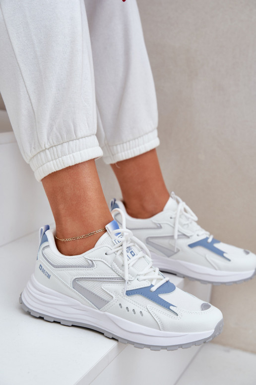 Ladies Sports Shoes Big Star NN274A094 HI-POLY SYSTEM White-Blue