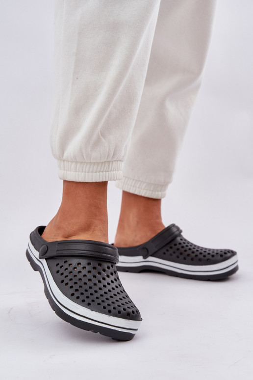 Lightweight Foam Ladies Slippers Black Ardanica Lightweight Foam Ladies Slippers Black Ardanica