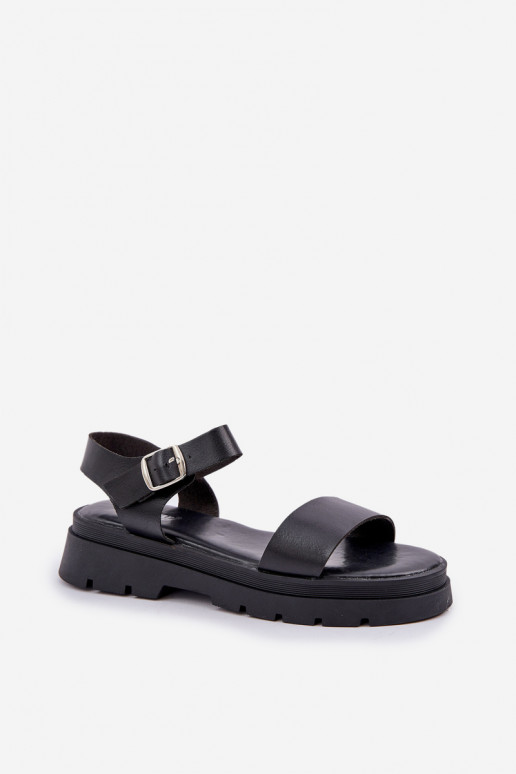 Women's Platform Sandals Black Evaretha