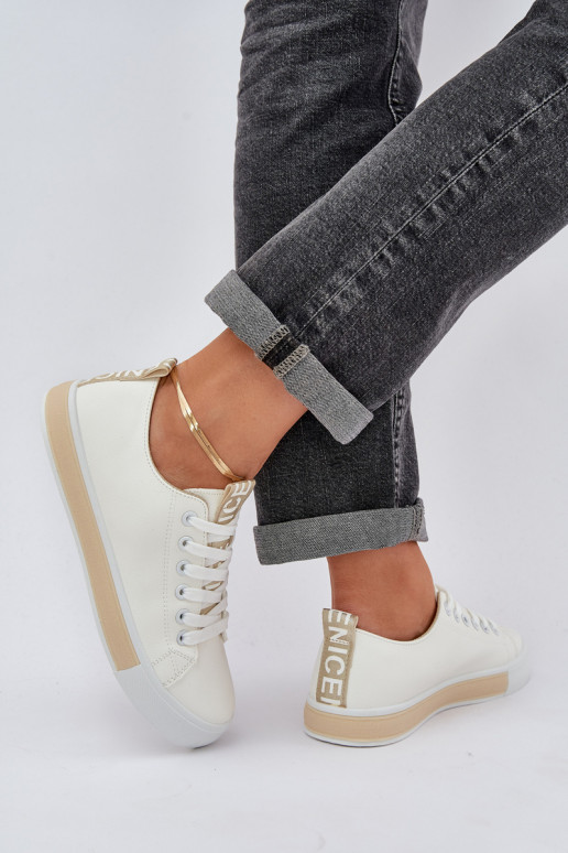 Women Classic Gold Sneakers Ville Women Classic Gold Sneakers Ville