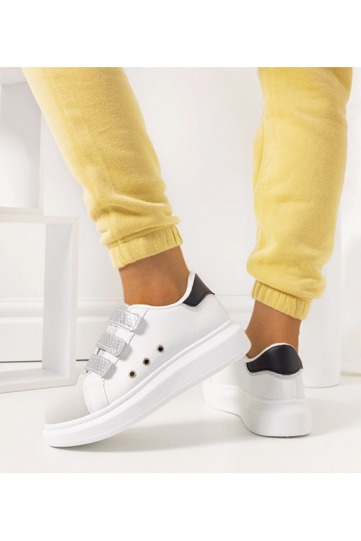 White-silver sneakers Herrick