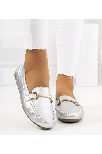 Silver loafers Ilana