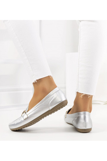 Silver loafers Ilana 2