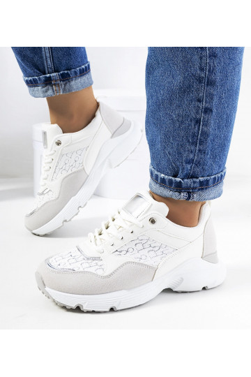 Białe sneakersy damskie Viale