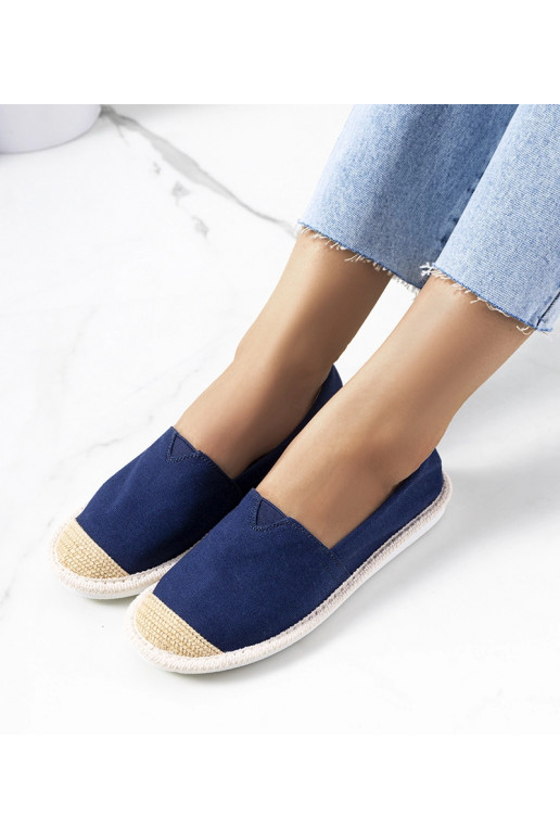 Granatowe espadryle damskie Tanner
