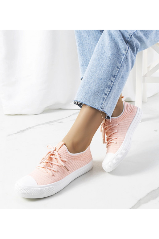 Różowe trampki damskie Medina