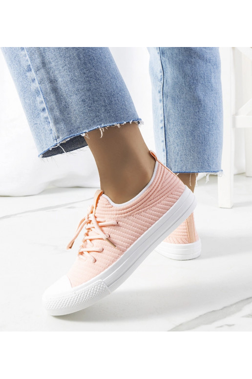 Różowe trampki damskie Medina