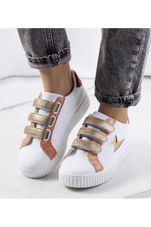 Białe sneakersy Pitmerden