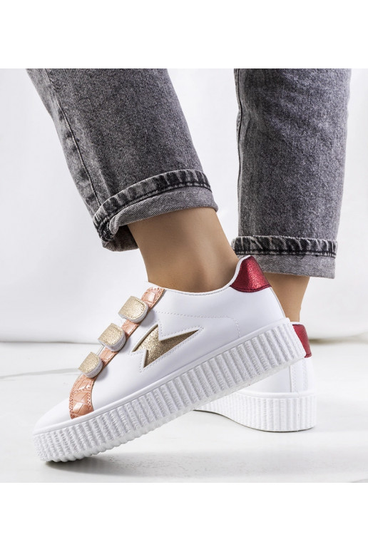 Białe sneakersy Pitmerden