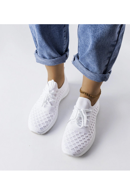 Białe sneakersy sportowe Dunes