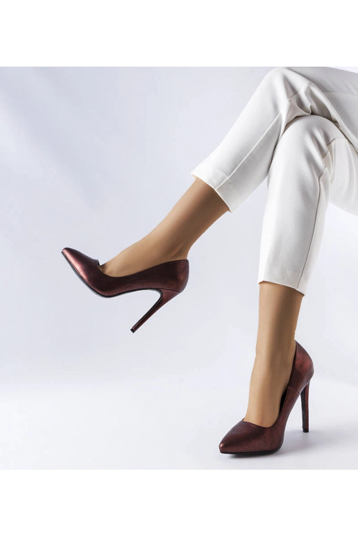 Beige high heel pumps Unos