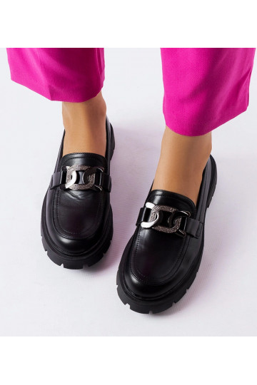Silver loafers Ilana