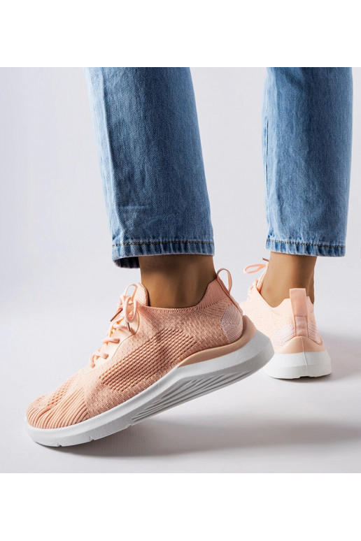 Pomarańczowo-białe sneakersy Nelson