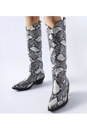 Black cowboy boots Aurore