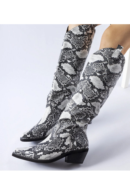 Black cowboy boots Aurore Black cowboy boots Aurore