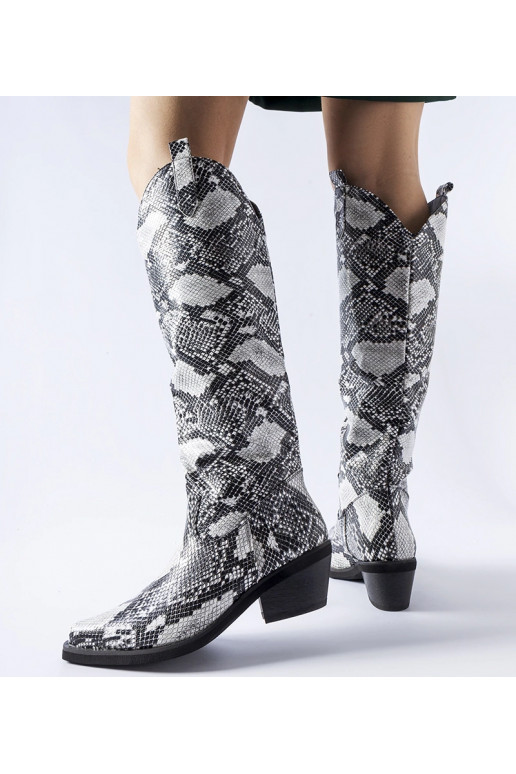 Black cowboy boots Aurore Black cowboy boots Aurore