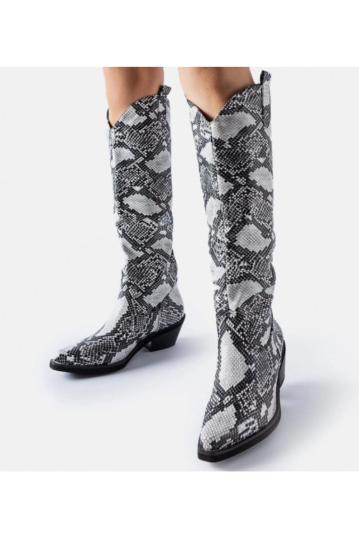 Black cowboy boots Aurore Black cowboy boots Aurore