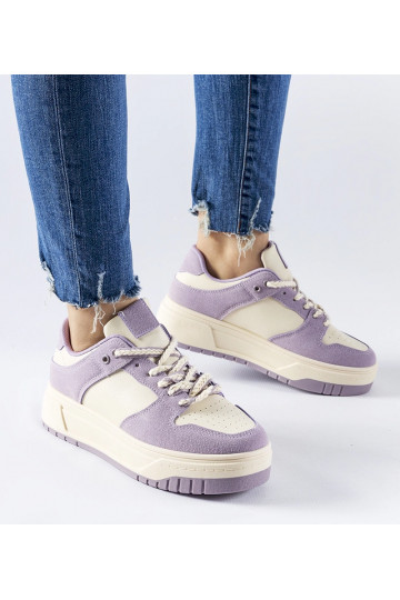 Fioletowe sneakersy na... 2
