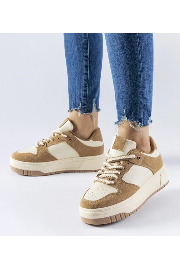 Beige Selma women's sneakers
