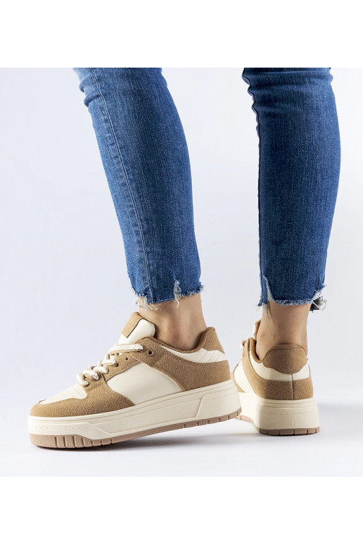 Beige Selma women's sneakers