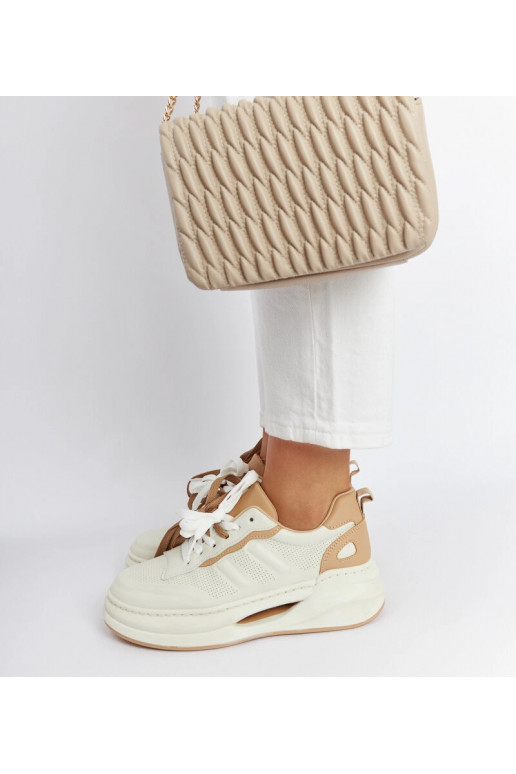 Beżowe sneakersy Galdino