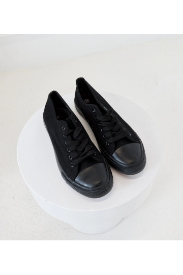 Czarne męskie trampki Roope 2