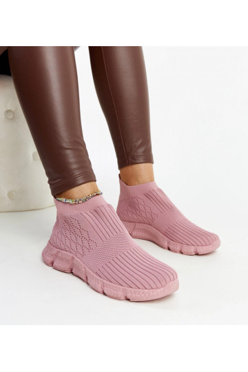 Różowe lekkie sneakersy... 2