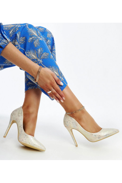 Yellow stilettos Angela