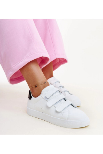Biało-czarne sneakersy na...