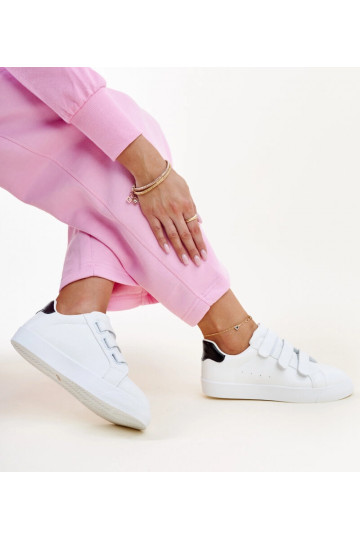 Biało-czarne sneakersy na... 2