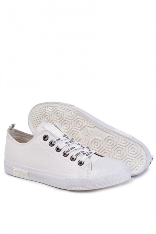 Men's Leather Sneakers Big Star KK174052 White Men's Leather Sneakers Big Star KK174052 White