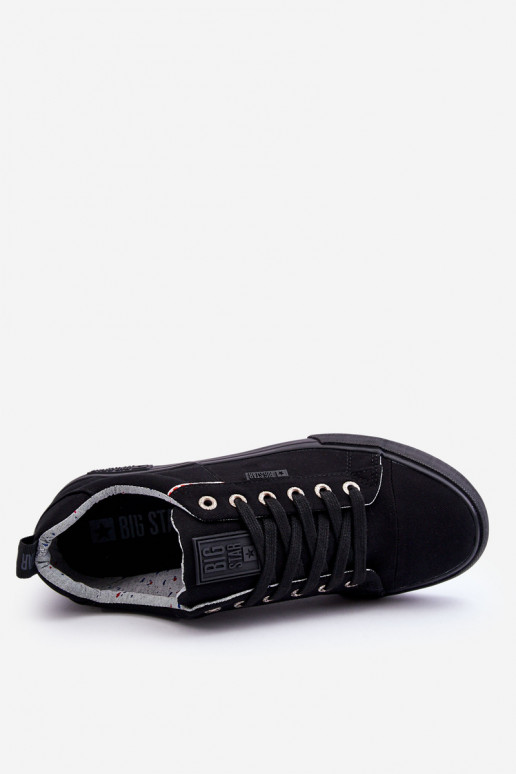 Men's Low Material Sneakers Big Star KK174002 Black