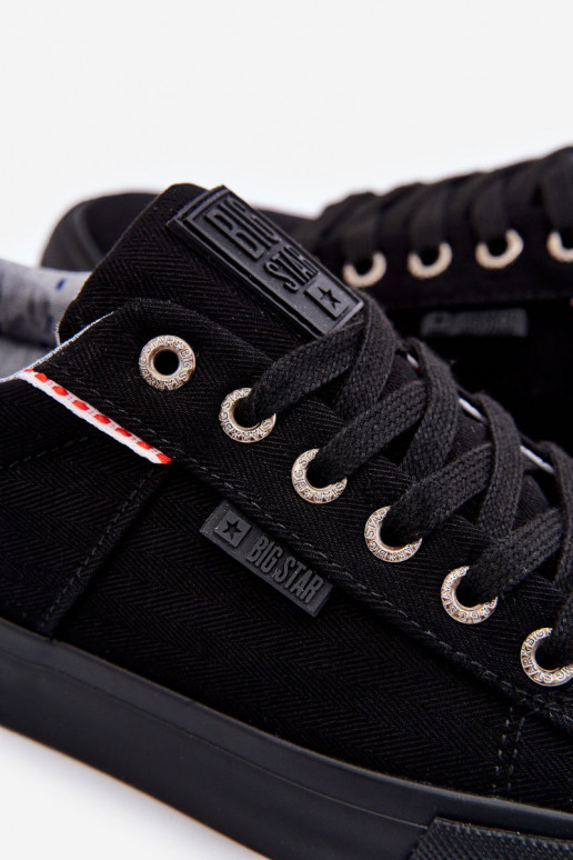 Men's Low Material Sneakers Big Star KK174002 Black