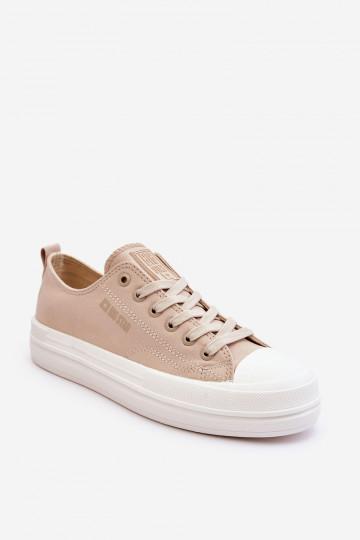 Big Star Low Lace-up Sneakers LL274969 Beige 2