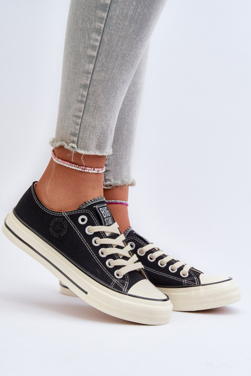 Niskie Trampki Damskie Big Star NN274269 Czarne