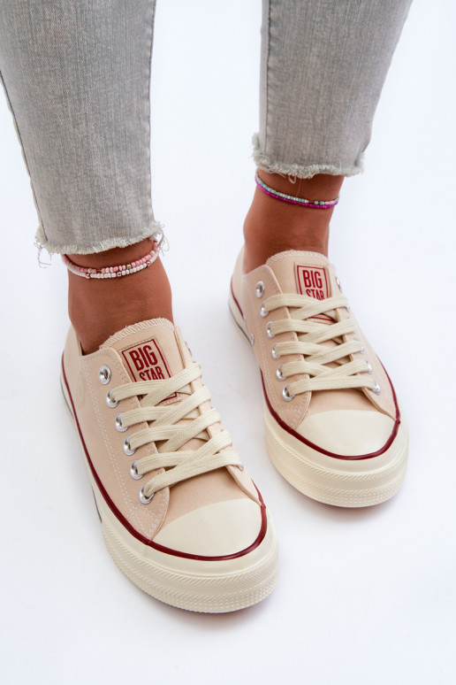 Low Women's Sneakers Big Star NN274272 Beige