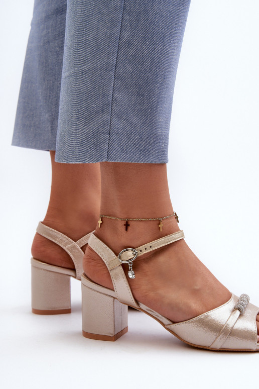 Women's eco leather sandals with... Women's eco leather sandals with...