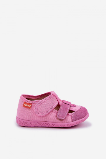 Slippers Milami Children's With Velcro Pink Reathiana 2