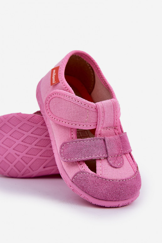 Slippers Milami Children's With Velcro Pink Reathiana