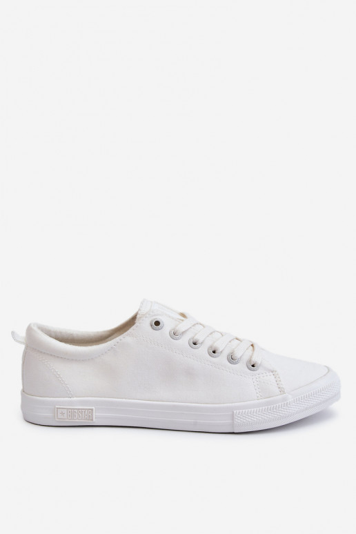 Women's Smooth Low Sneakers Big Star LL274058 White