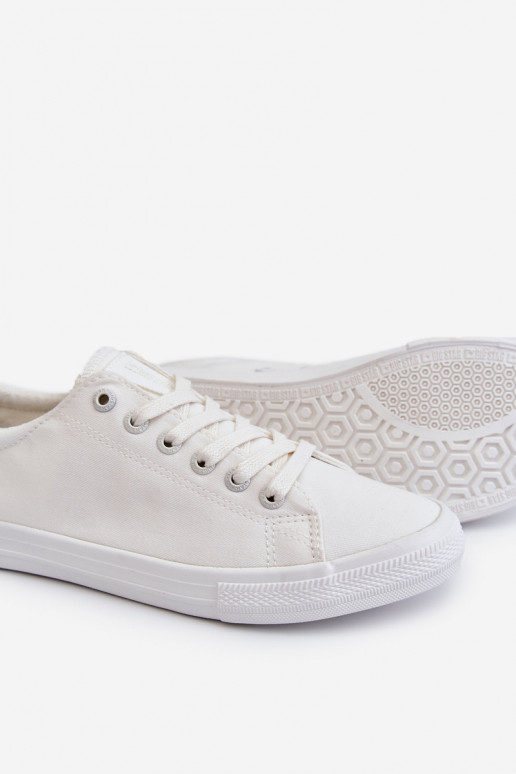 Women's Smooth Low Sneakers Big Star LL274058 White