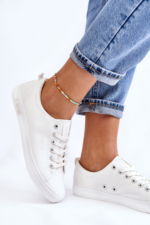 Women's Smooth Low Sneakers Big Star LL274058 White