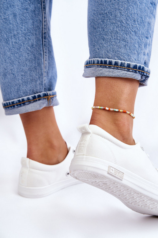 Women's Smooth Low Sneakers Big Star LL274058 White