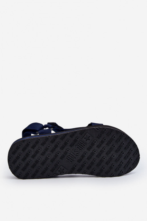 Men's Velcro Sandals Big Star DD174718 Navy blue
