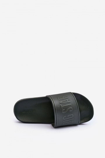 Men's Light Foam Slippers Big Star MM174324 Dark Green 2