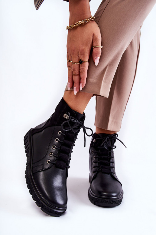 Women's Boots On The Platform Black... Women's Boots On The Platform Black...