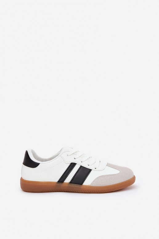 Low Women's Sneakers Made Of Eco Leather White Nonalorin