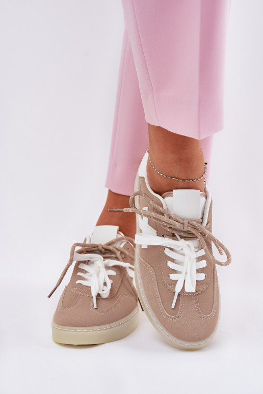 Low Women's Sports Shoes Beige Zelevelis Low Women's Sports Shoes Beige Zelevelis