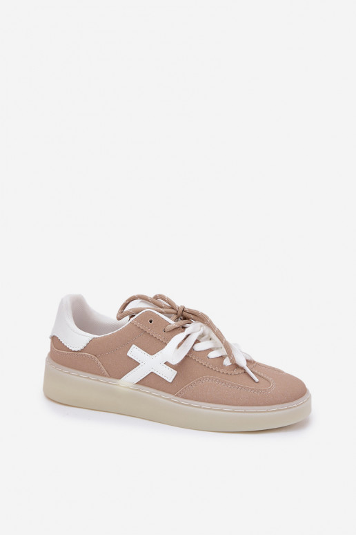 Low Women's Sports Shoes Beige Zelevelis Low Women's Sports Shoes Beige Zelevelis